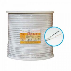 Cáp đồng trục liền nguồn Việt Hàn RG59-Cu 1.0